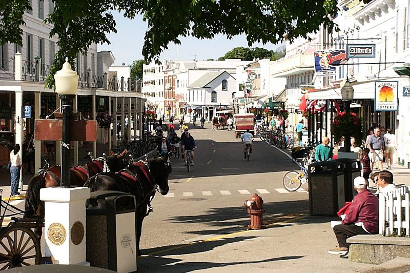Mackinac Island main street