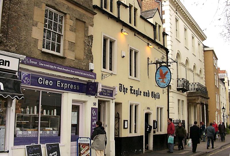 The Eagle and Child pub where the Inklings met