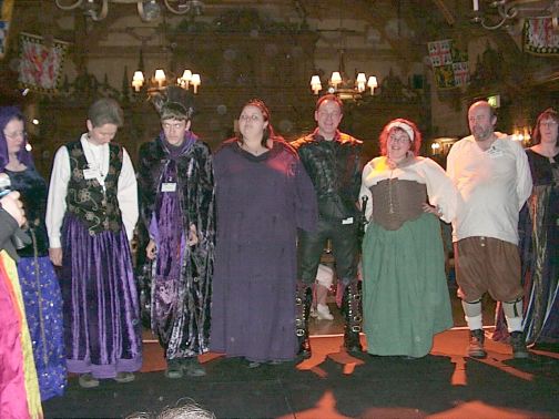UK Science Fiction fans in medieval costumes