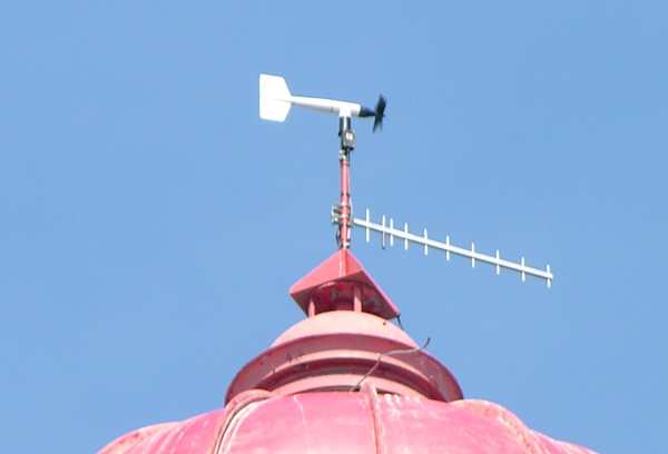 Mackinac Bridgae Authority weather gauge