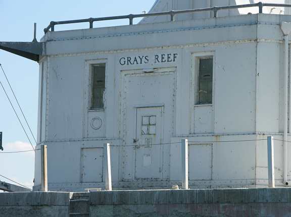 Gray's Reef light in Lake Michigan