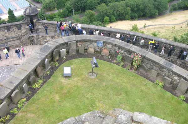 Edinburgh Castle dog cemetery