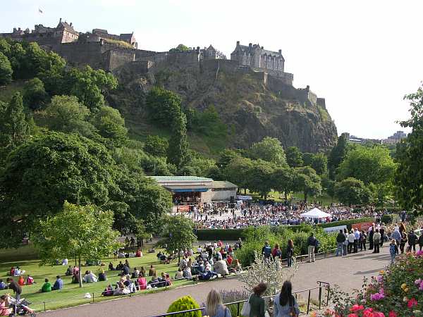 Jazz Concert at Princes Street Gardens