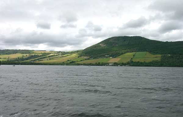 Loch Ness and hills