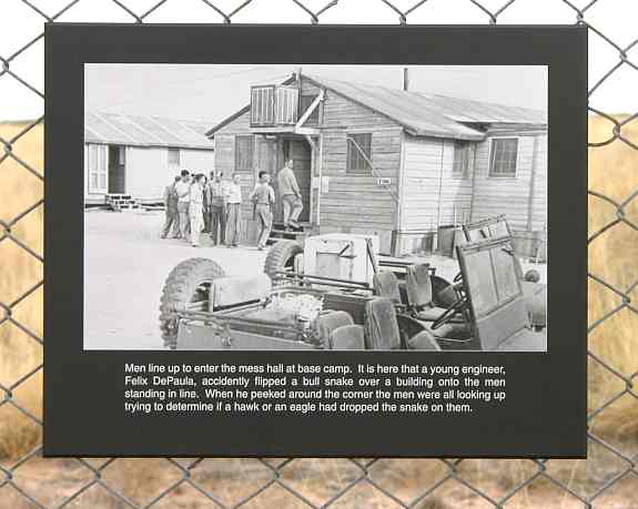 Original camp at Trinity Site