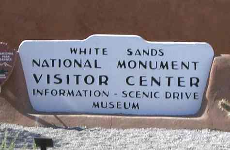 White Sands National Monument Vistor Information