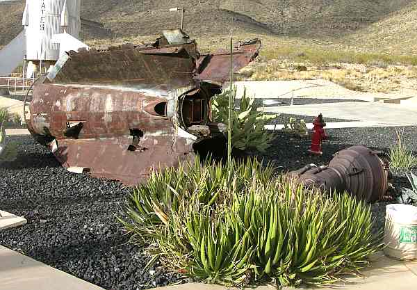 V-2 rocket fragments