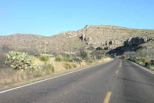 Canyon drive to Carlsbad Caverns National Park.