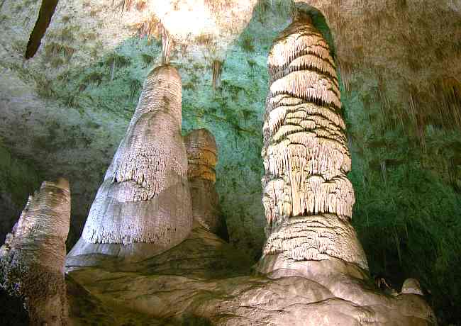 Hall of the Giants in Carlsbad Caverns National Park
