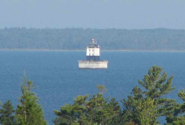 Poe Reef Light east of Cheboygan, Michigan