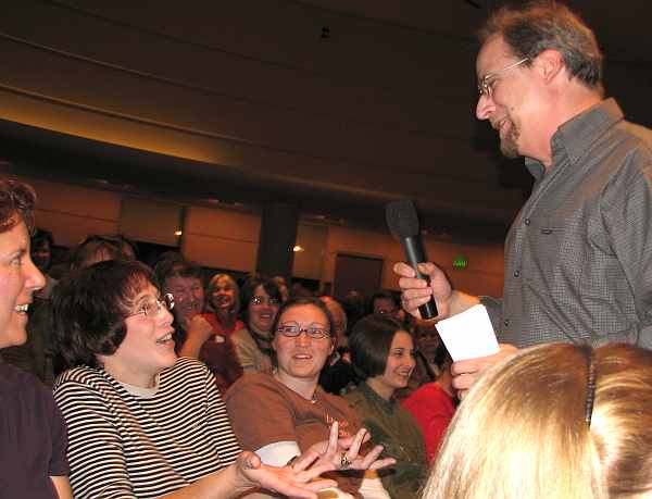 Michael Feldman in the audience