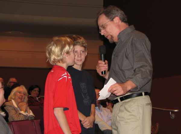 Michael Feldman with children