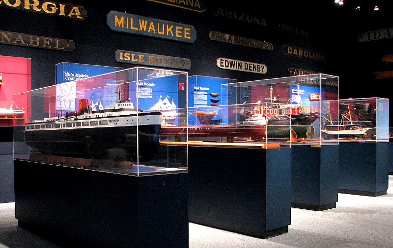 Great Lakes' freighter ship models