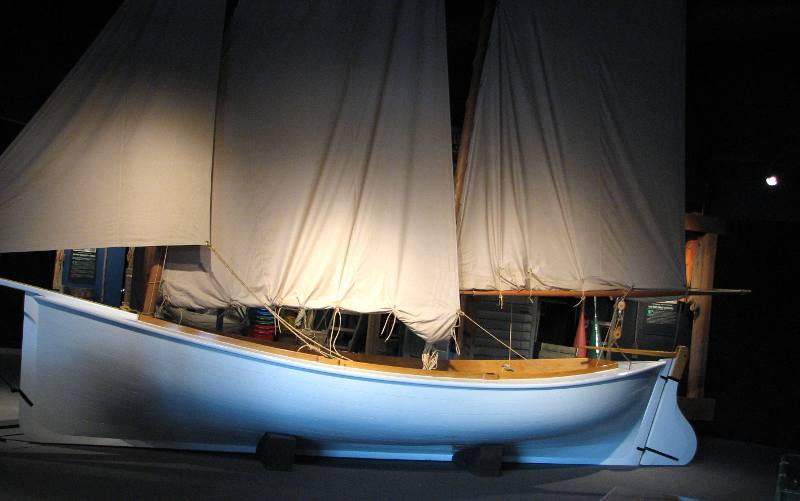 Mackinaw boat - light open sailboat