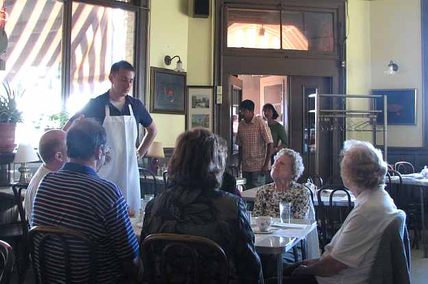 Interior of Three Brothers Serbian restaurant <ilwaukee