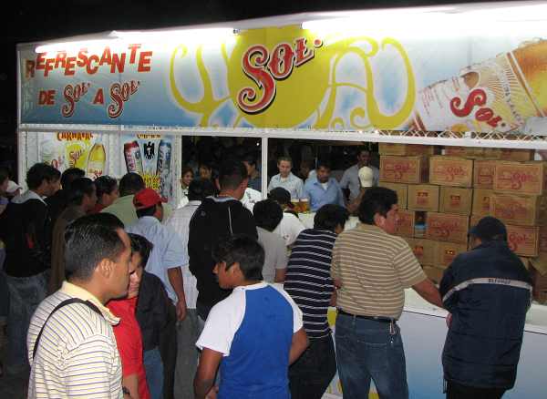 Sol Beer booth