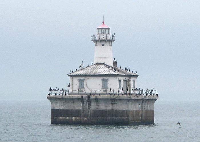 Fourteen Foot Shoal Light (1930) one of the first automated lights, was run from Poe