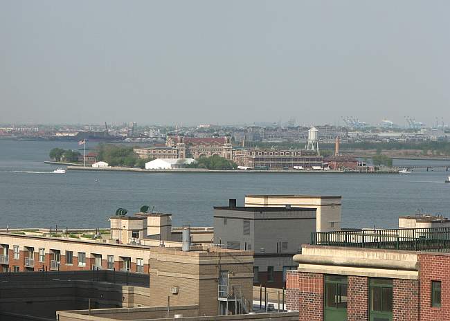 Ellis Island New York harbor