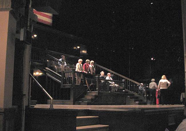 Stage for Inherit the Wind on Broadway