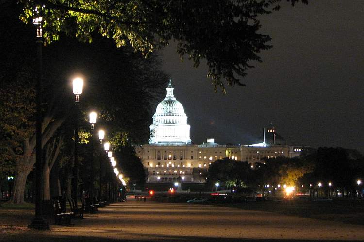 Capital Building at night - Washington D. C.