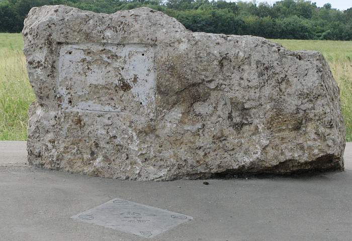 Walter P. Johnson memorial stone