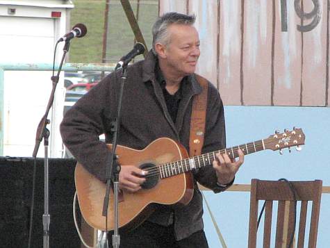 Guitar player Tommy Emmanuel at the Walnut Valley Festival in Winfield, Kansas