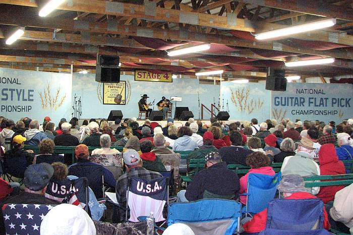 National Guitar Flat Pick Championship at Walnut Valley Festival in Winfield