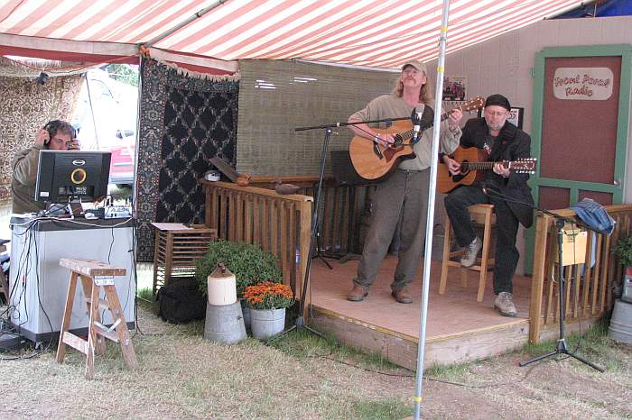 Front Porch Radio internet broadcasts from the Walnut Valley Festival in Winfield, Kansas