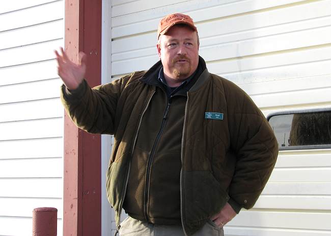 Brad Mellema, Director of the Iain Nicolson Audubon Center at Rowe Sanctuary.