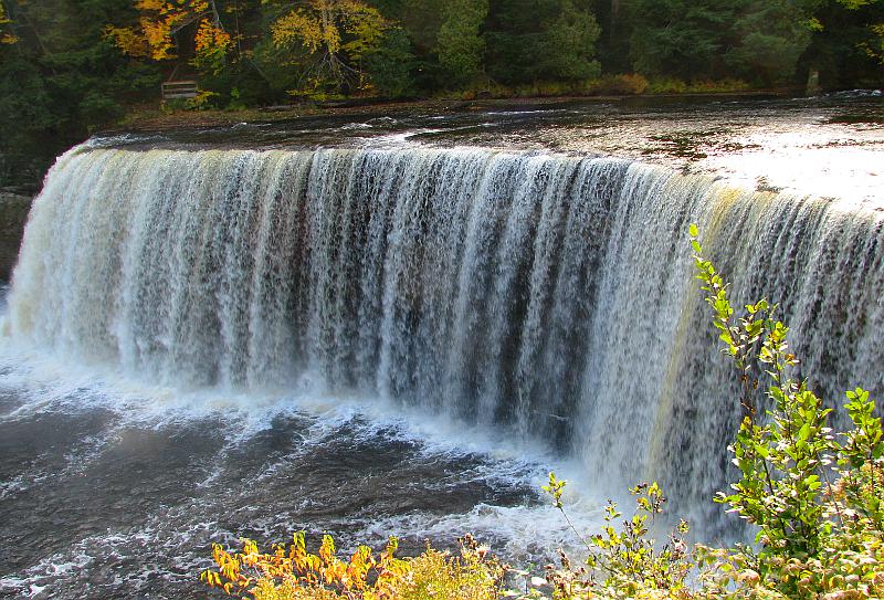 Upper Tahquamenon Falls from above