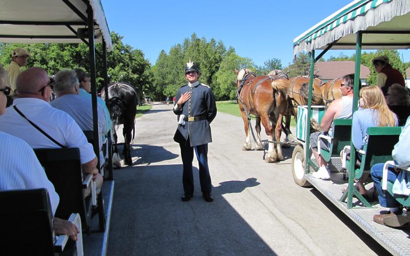 19th Century US solider on Mackinac Island