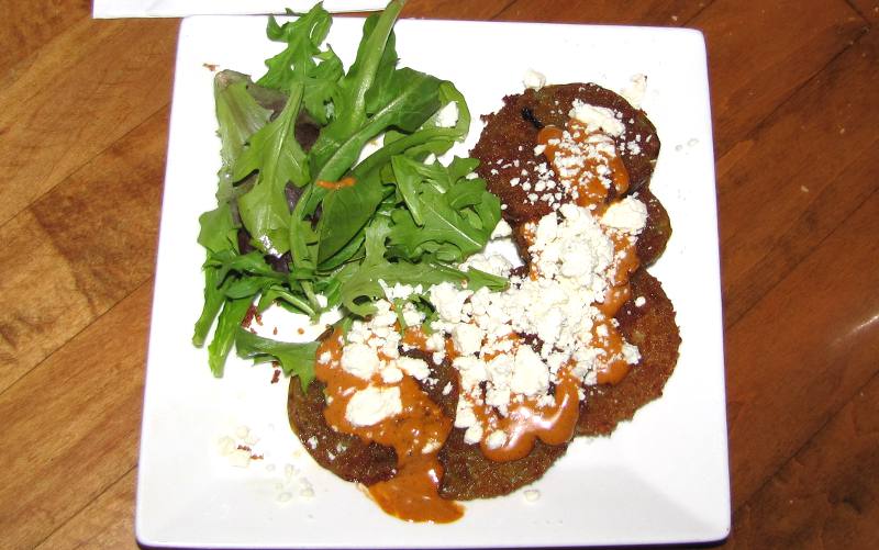 Fried green tomatoes - Harry's Seafood Bar and Grill