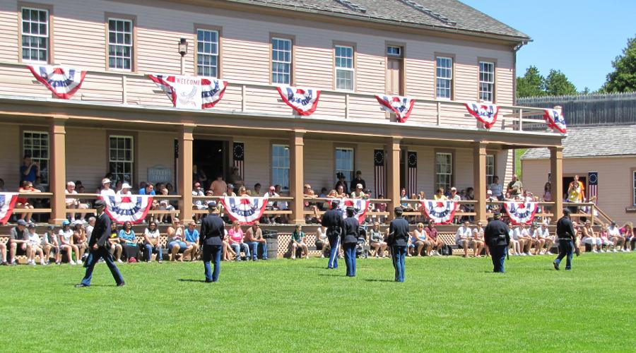 Fort Mackinac parade grounds