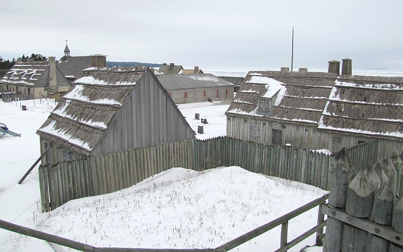 Fordt Michilmackinac in winter