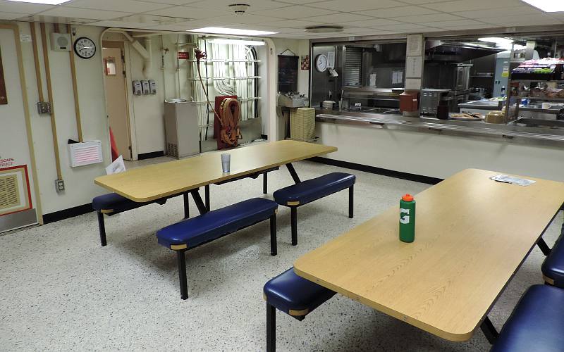 Coast Guard Cutter Mackinaw Mess Deck