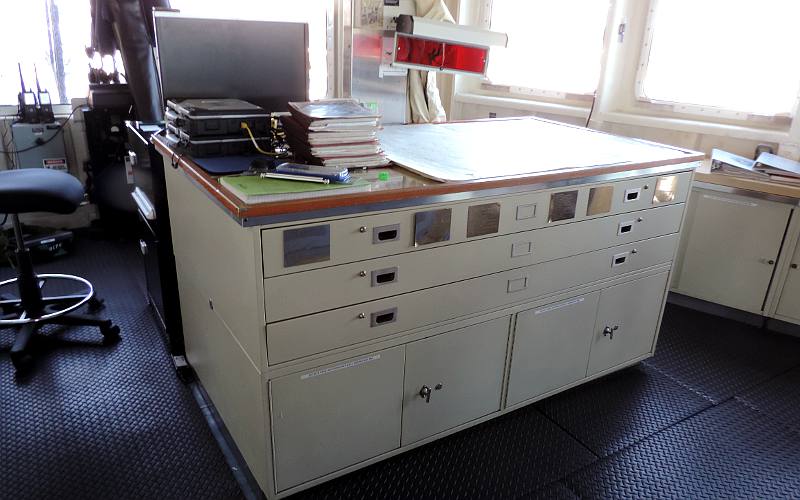 USCGC Mackinaw Chart Table