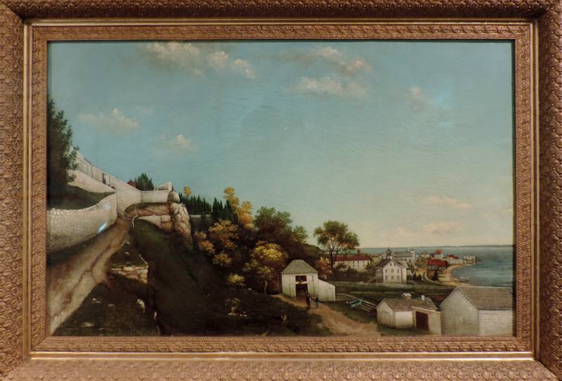 Fort Mackinac oil painting - Mackinac Art Museum