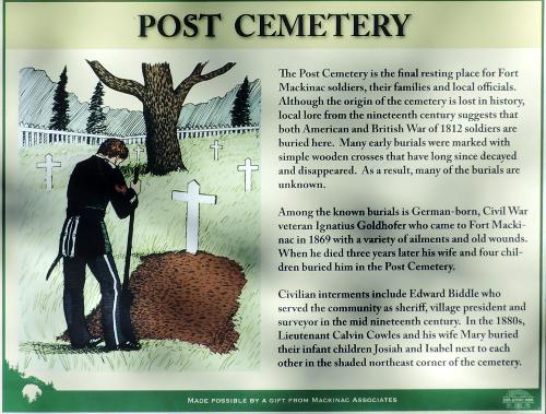 Fort Mackinac Post Cemetery - Mackianc Island, Michigan