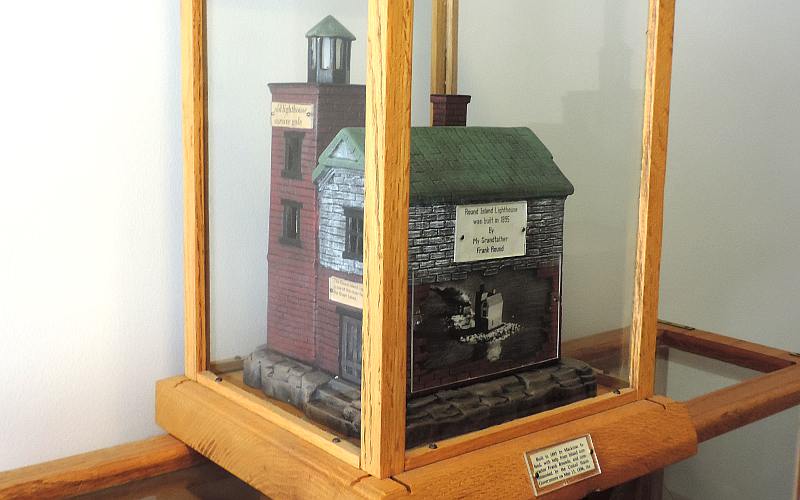 Model of Round Island Lighthouse