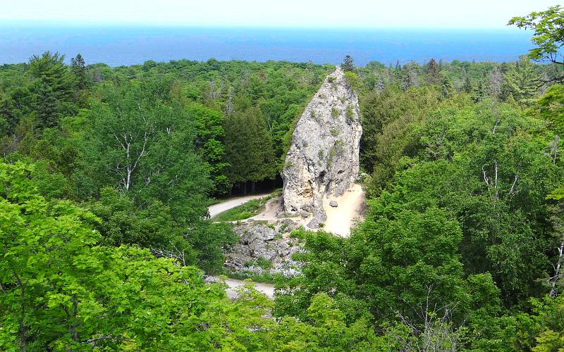 Sugar Loaf on Mackinac Island, Michigan