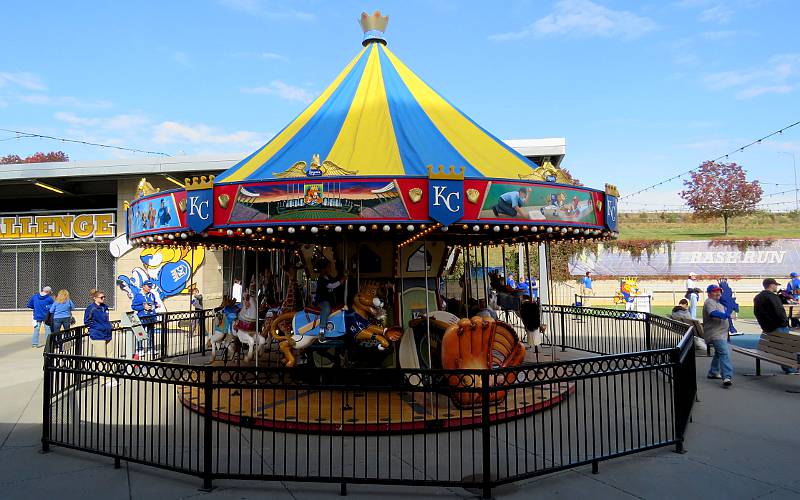 Outfield Experience Carousel - KC Kauffman Stadium