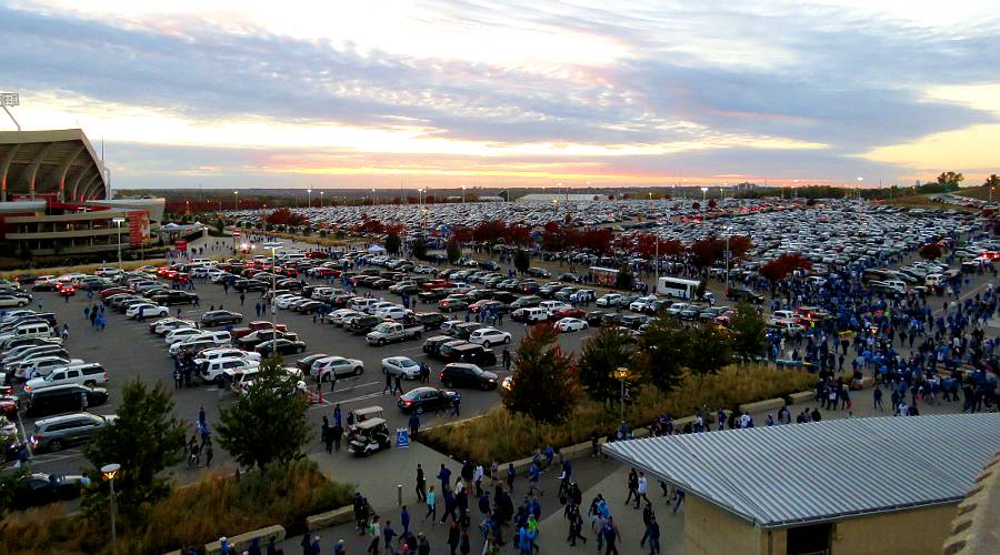 Kansas City Royals parking lot