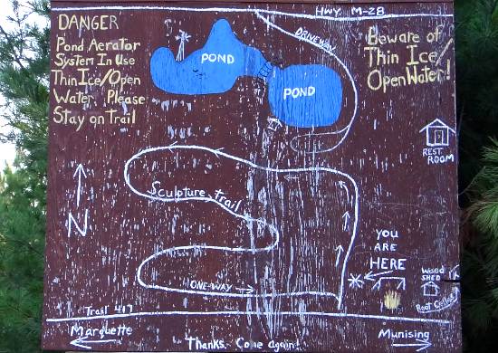 Map of tour thrugh Lakenenland