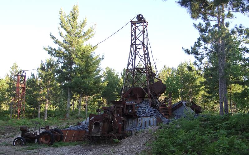 Shot Point Iron Mine sculpture - LaKenenland