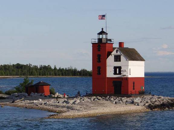 Round Island Light (1895) Seen in the movie Somewhere in Time