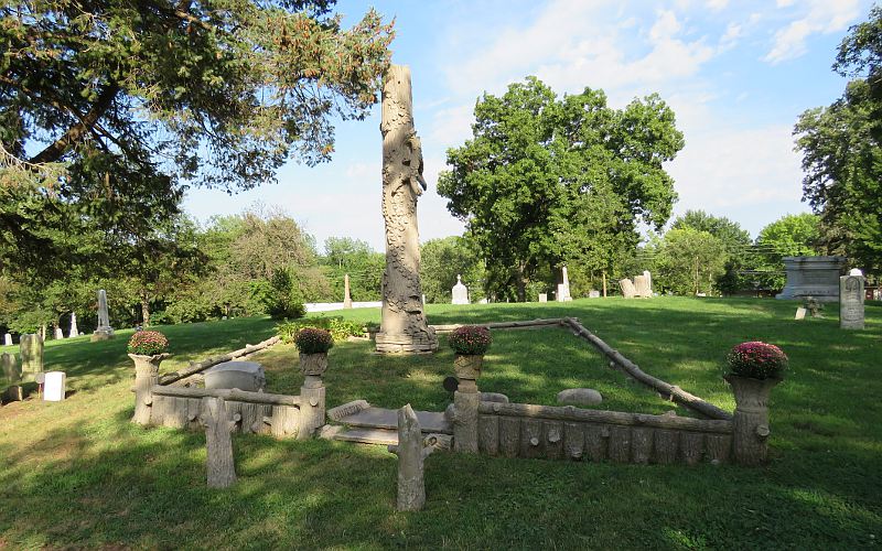 Caroline Joy-French Morton's monument