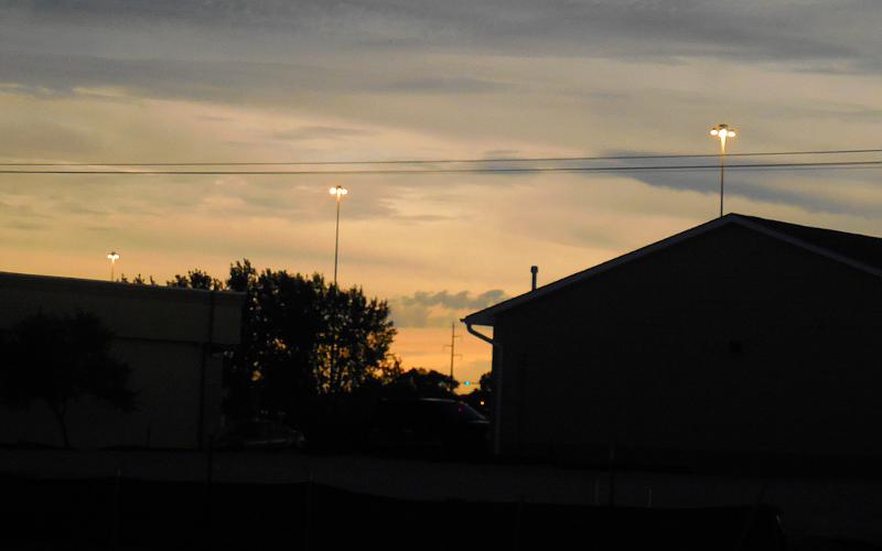 Dawn during the total eclipse