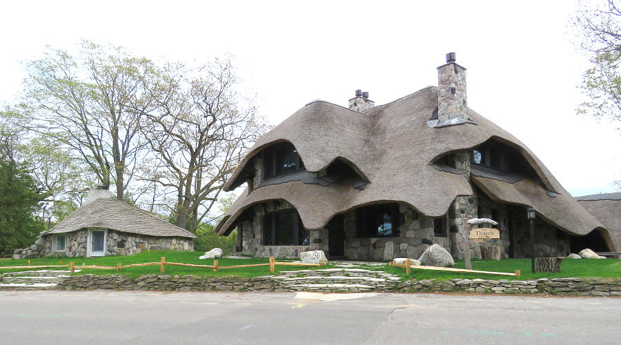 Mushroom Houses in Charlevoix, Michigan