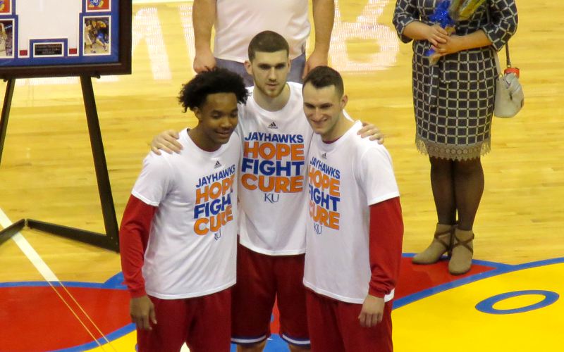 Devont Graham, Clay Young, Svi Mykhailiuk - Senior Night