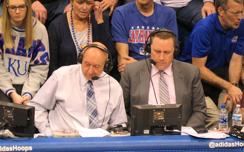 Dick Vitale and Bob Wischusen - Big Monday TV announcers